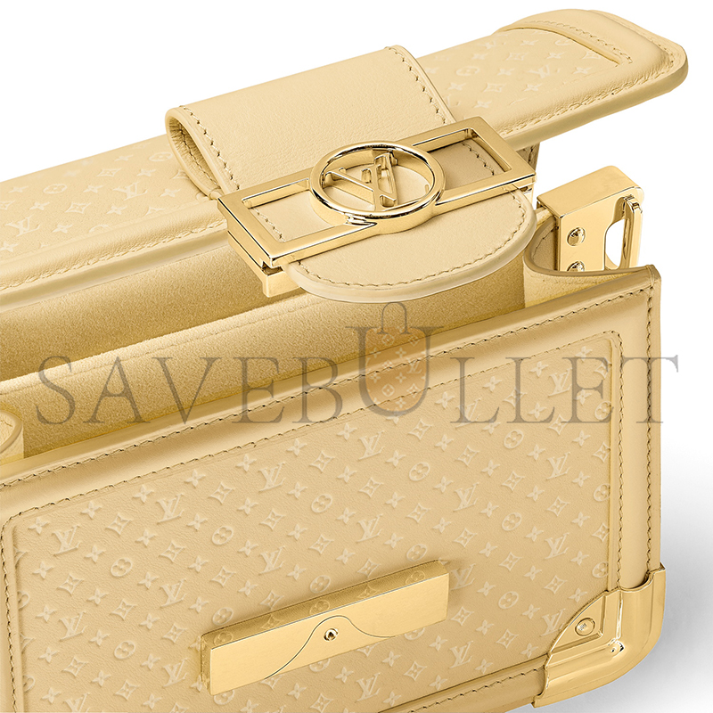 l0*is V*t0n dauphine cow leather daphne crossbody bag yellow m22276 (25*17*10.5cm)